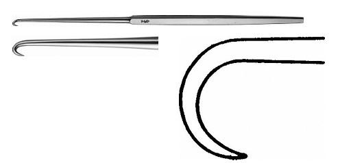 ГАЧОК 1-ЗУБ. ГОСТР. МАЛ. ВИГНУТ. 165MM